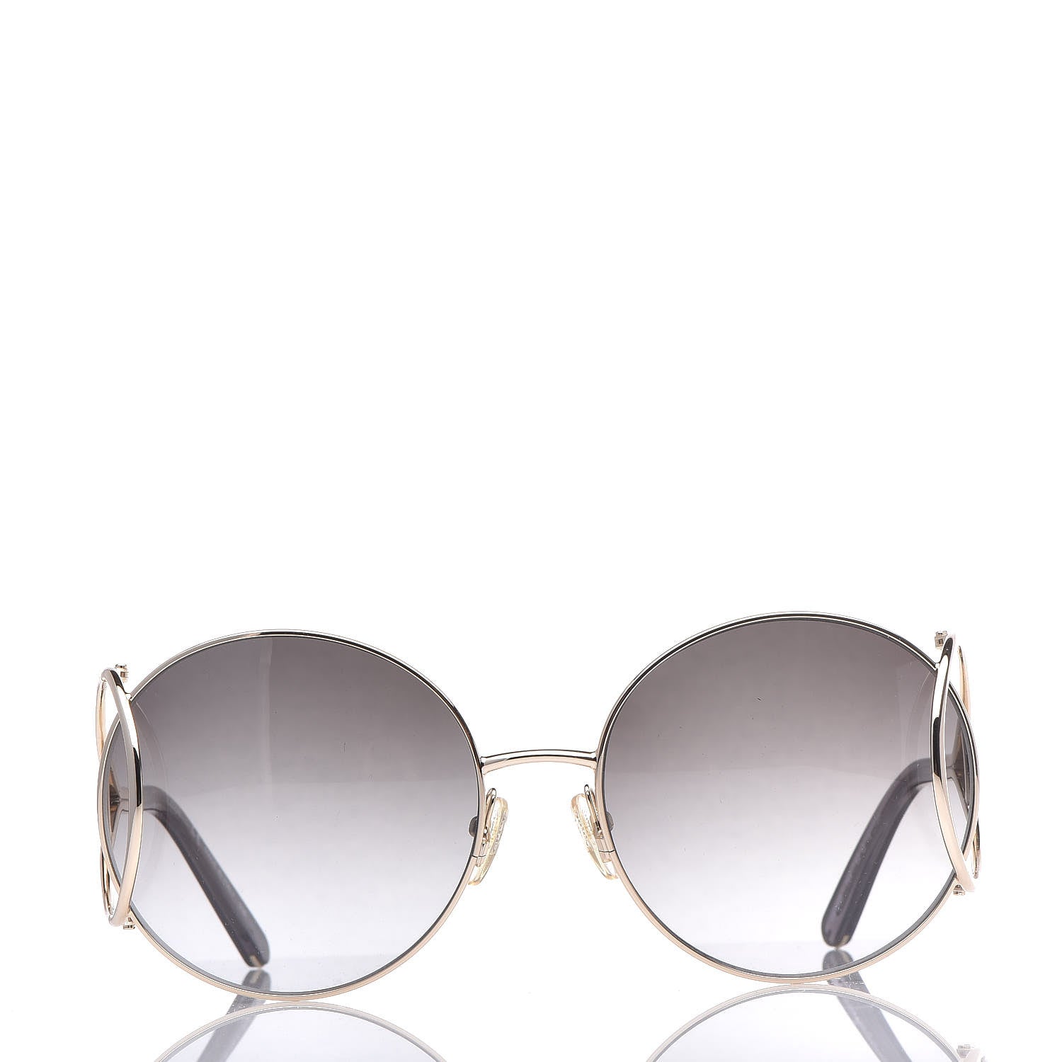 Chloe Jackson Oversized Round Sunglasses CE124S Grey 2 of 8