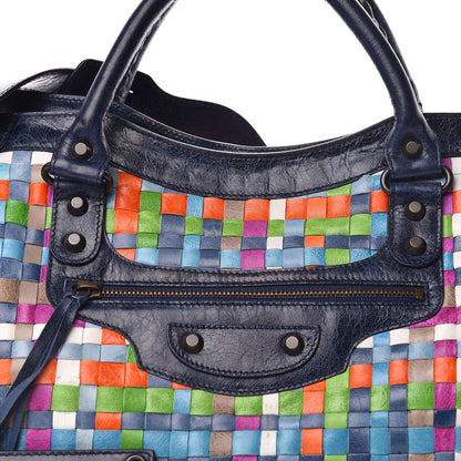 Balenciaga Agneau Lattice Woven Classic Hardware City Multicolor 18 of 18
