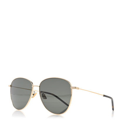 Saint Laurent Metal Aviator SL 328/K Sunglasses Gold Tortoise 1 of 7