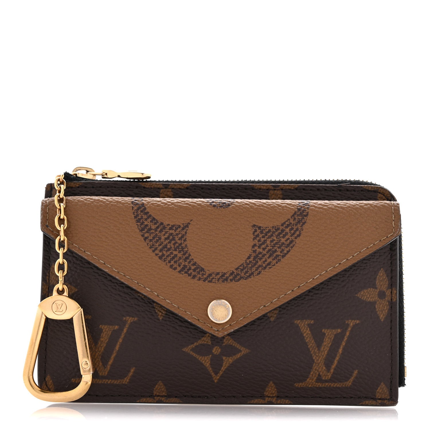 Louis Vuitton Reverse Monogram Recto Verso Card Holder Brown 1 of 10