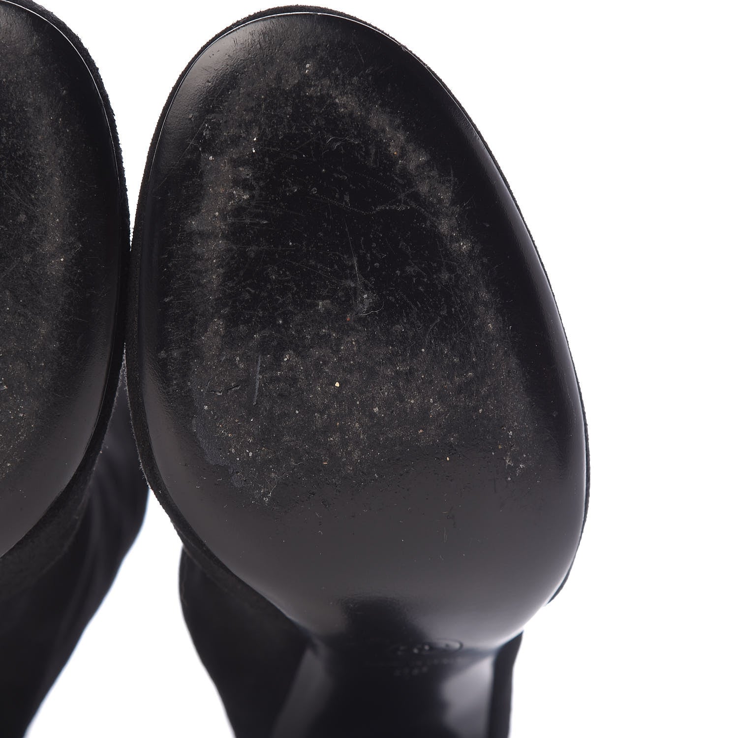 Chanel Suede Short Boots 38 Black 10 of 10