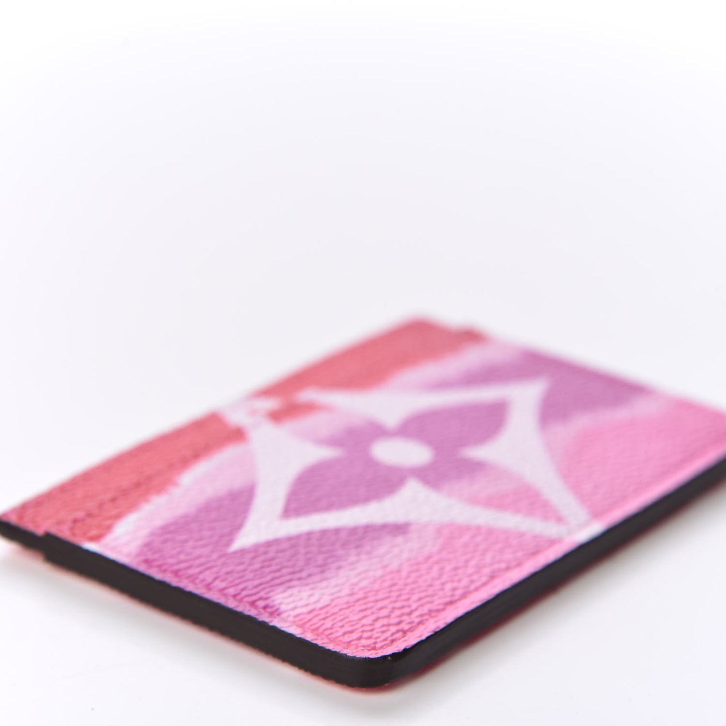 Monogram Escale Card Holder Rouge