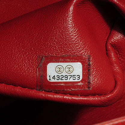 Chanel Caviar Jumbo Double Flap Dark Red 7 of 7