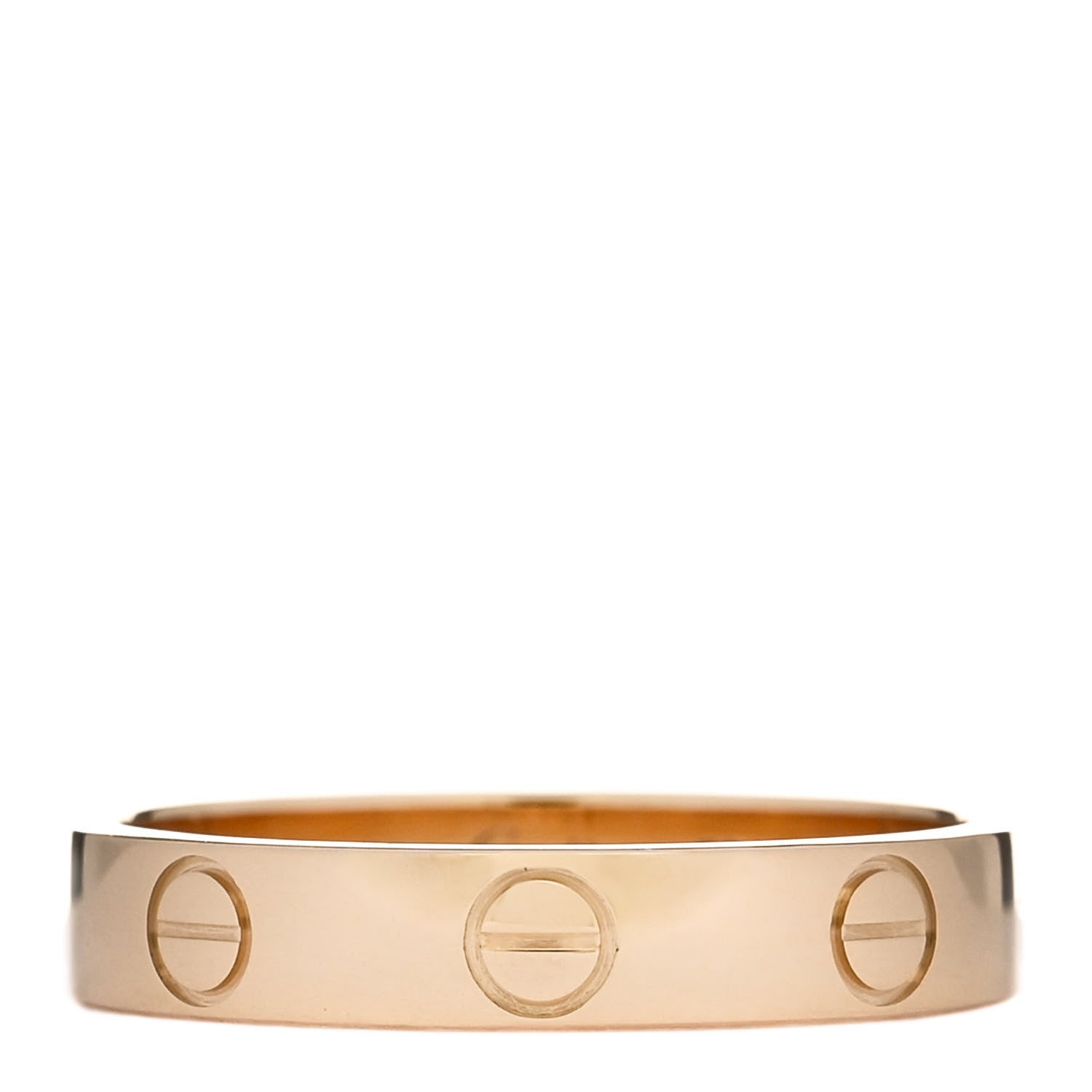 Cartier 18K Yellow Gold 3.5mm LOVE Wedding Band Ring 52 6 3 of 5