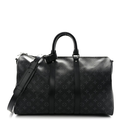 Louis Vuitton Monogram Eclipse Keepall Bandouliere 45 1 of 10