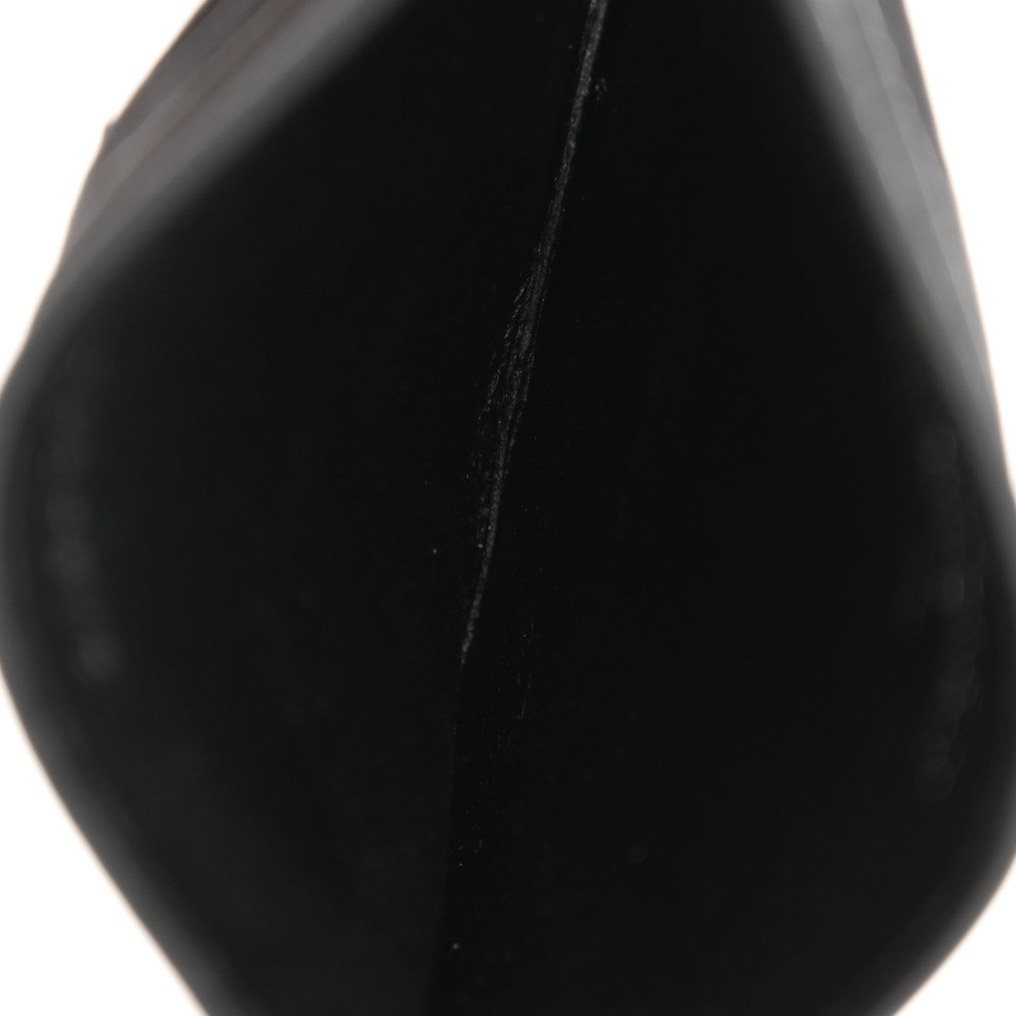 Grain De Poudre Matelasse Chevron Monochrome Monogram Credit Card Case Black