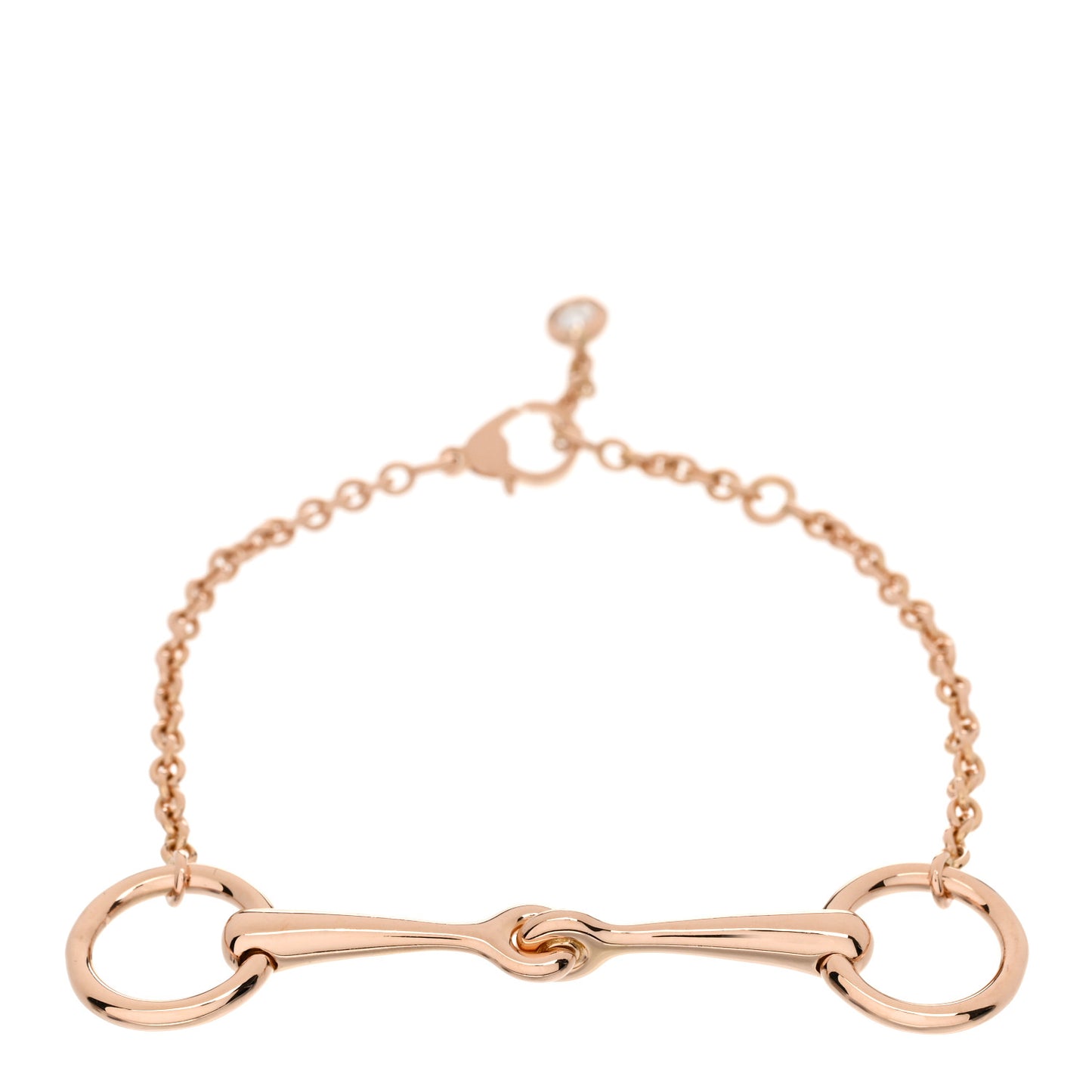 18K Rose Gold Diamond TPM Filet d'Or Bracelet ST