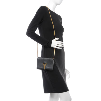 Saint Laurent Calfskin Small Classic Y Satchel Black 2 of 6