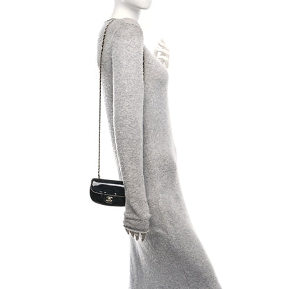 Chanel Patent Calfskin Quilted Mini Flap Black 2 of 11
