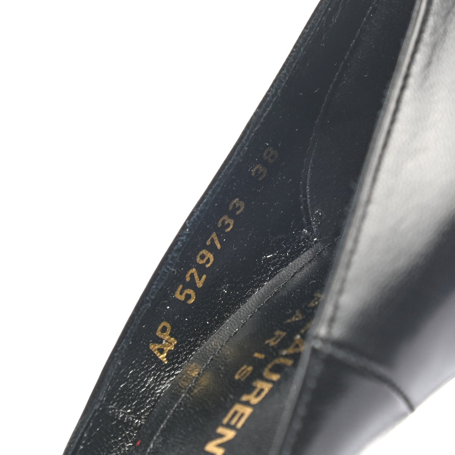 Saint Laurent Calfskin Zoe 105 Pumps 38 Black 8 of 9