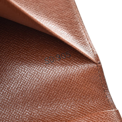 Louis Vuitton Monogram Simple Checkbook Holder Wallet 7 of 10