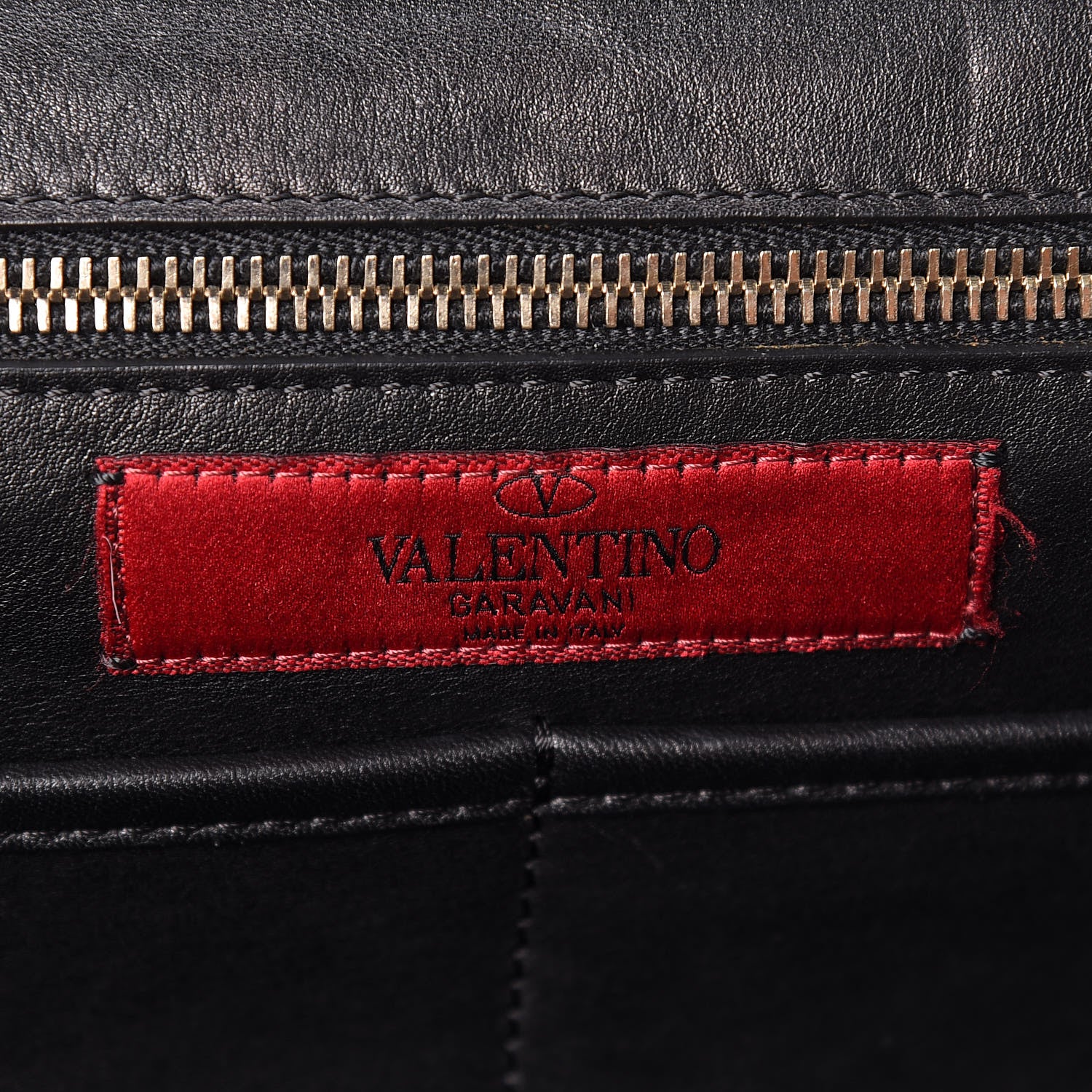 Valentino Garavani Vitello Medium Rockstud Tote Black 7 of 10