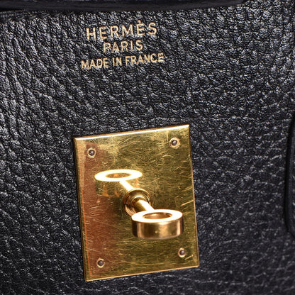 Hermes Ardennes Birkin 35 Black 12 of 36