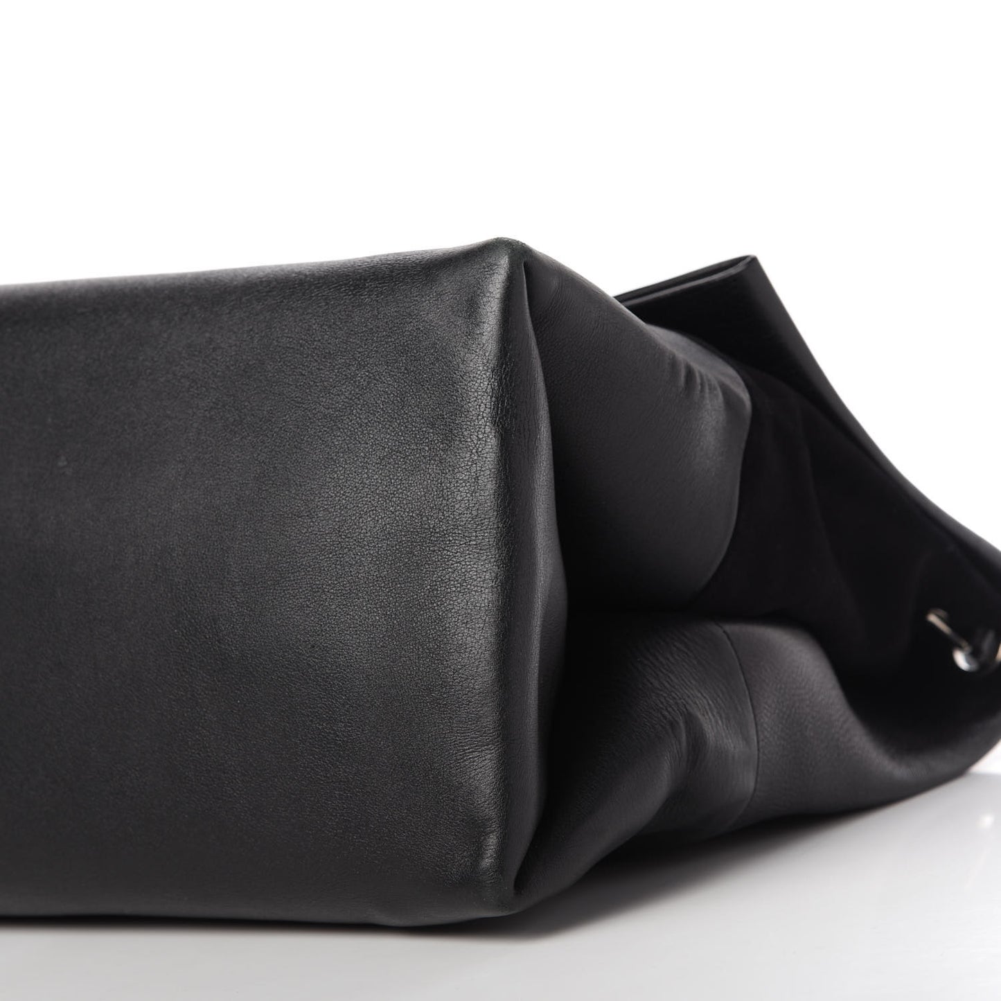 Baby Calfskin All Soft Shoulder Bag Black