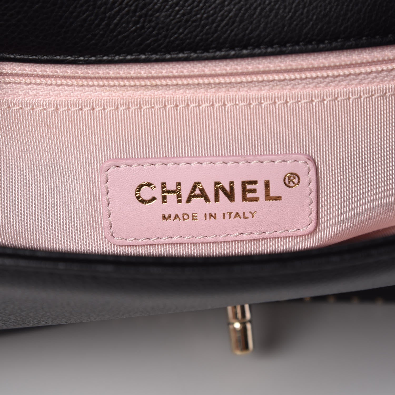 Chanel Caviar Quilted Small Studded Flap Black 6 of 7