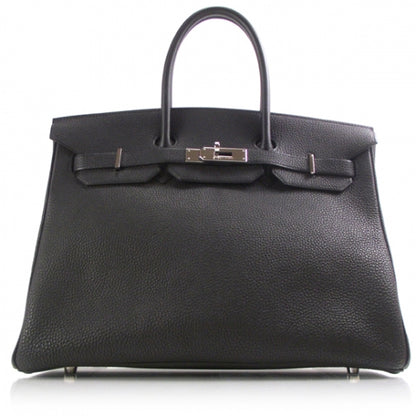 Hermes Clemence BIRKIN 35 Black 1 of 13