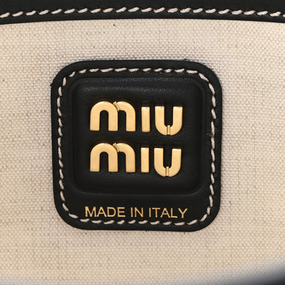 Miu Miu Nappa Ivy Bag Black 6 of 9