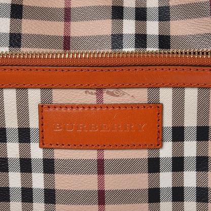 Burberry Haymarket Check Small Canterbury Tote Burnt Amber 9 of 13