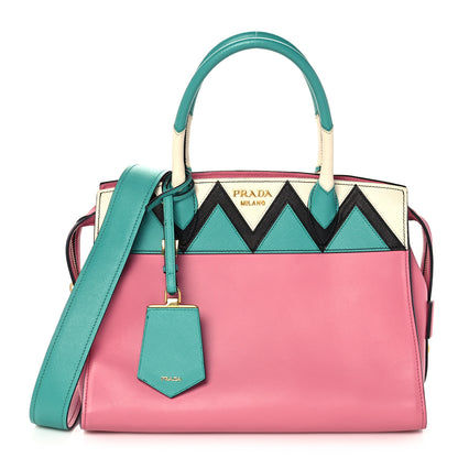 Prada City Calf Saffiano Medium Esplanade Tote Begonia Giad 1 of 9