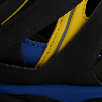 Balenciaga Mesh Nylon Mens Track Sneakers 42 Black Yellow Blue 9 of 13