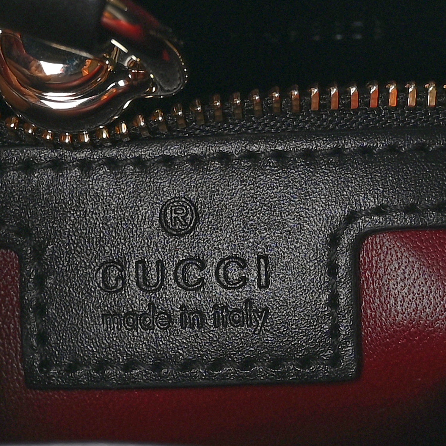 Gucci Calfskin Small Jackie Shoulder Bag Black 6 of 8
