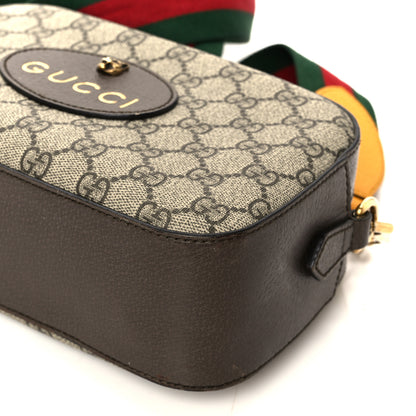 Gucci GG Supreme Monogram Web Neo Vintage Shoulder Bag Beige New Acero Crop 11 of 12