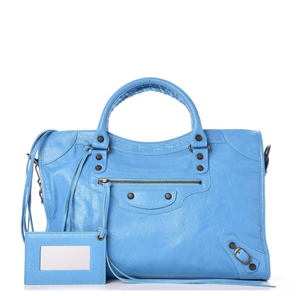 Balenciaga Agneau Classic Hardware City Bleu Azur Clair 1 of 9