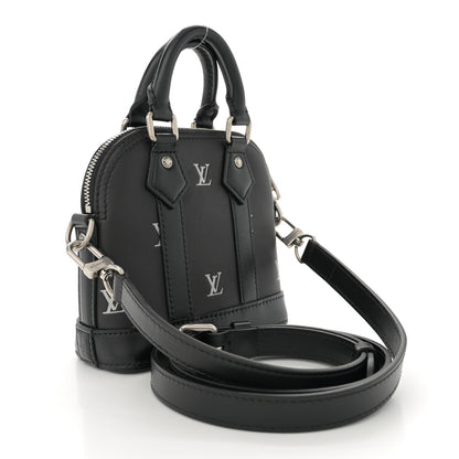 Louis Vuitton Nano Alma Black Silver 3 of 10