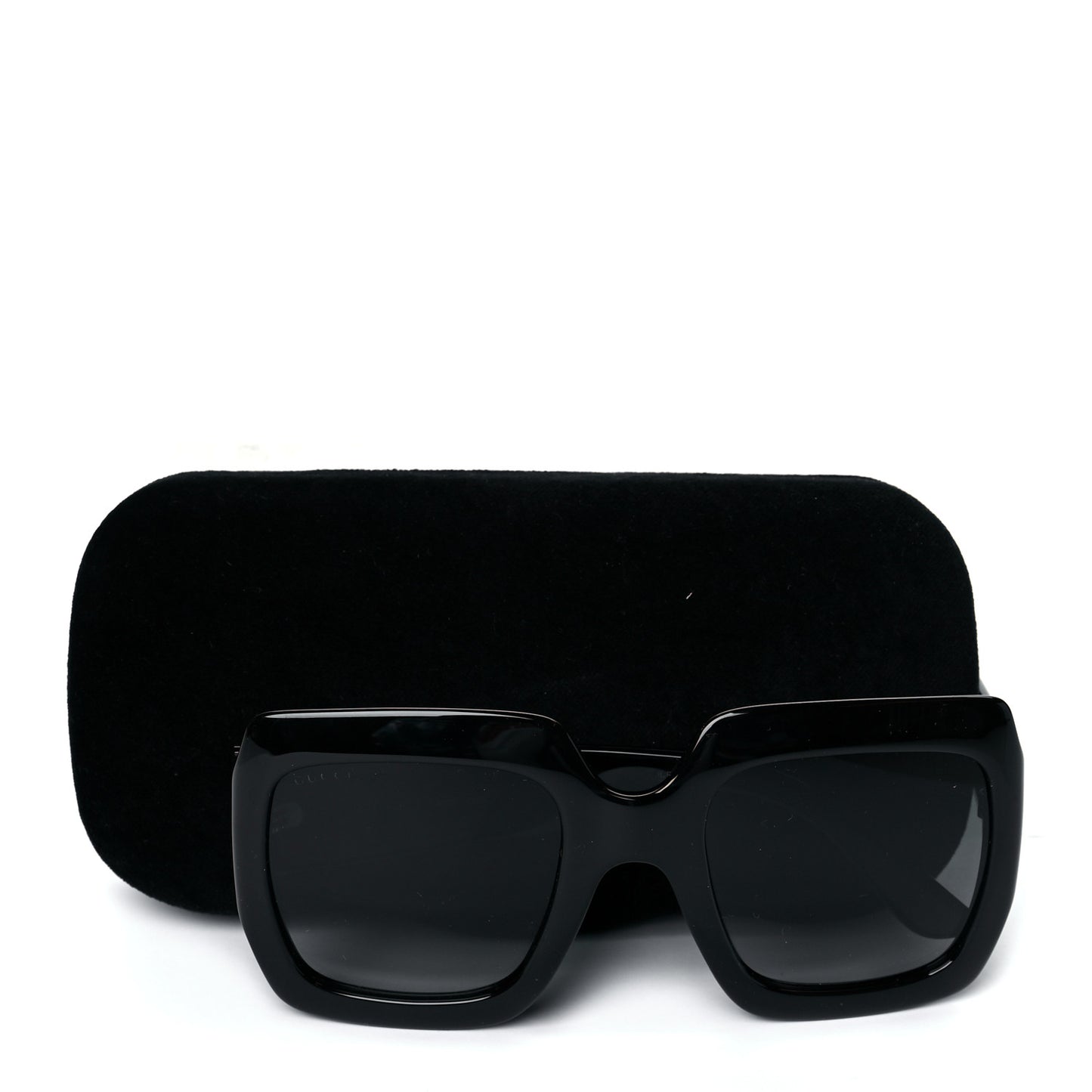 Acetate Square Frame Sunglasses GG0053S Black