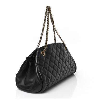 Chanel Lambskin Quilted Medium Just Mademoiselle Black 4 of 15
