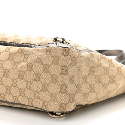 Gucci Monogram Large Abbey Tote Gunmetal 8 of 10
