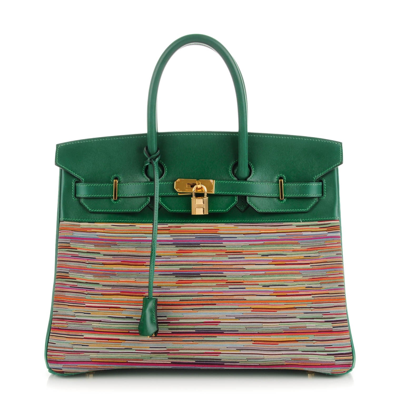 Hermes Box Vibrato Birkin 35 Vert Clair 1 of 24