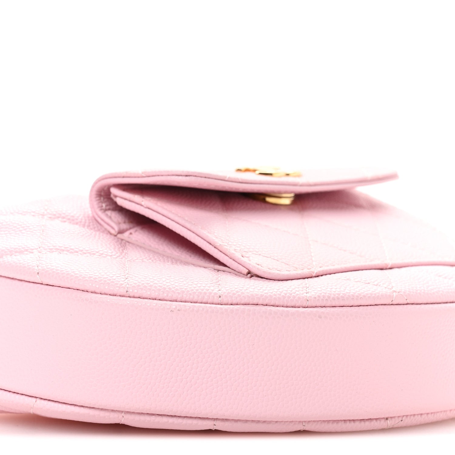 Chanel Caviar Quilted Polly Pocket Pouch Hobo Light Pink 9 of 11