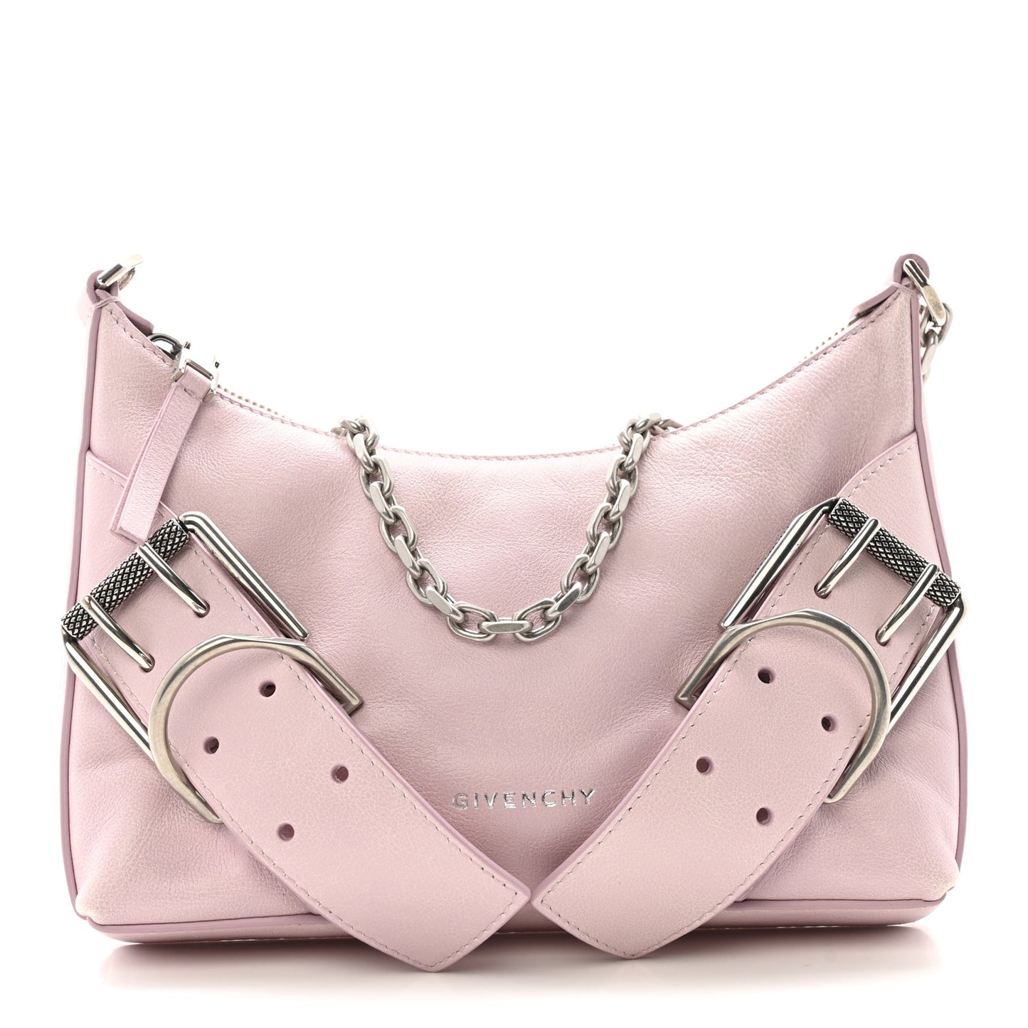 Aged Calfskin Mini Voyou Boyfriend Party Bag Old Pink
