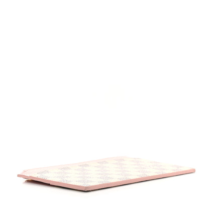Louis Vuitton Damier Azur Slim Purse Rose Ballerine 4 of 9