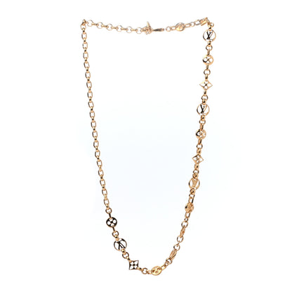 Louis Vuitton Metal Crazy In Lock Necklace Gold 3 of 5