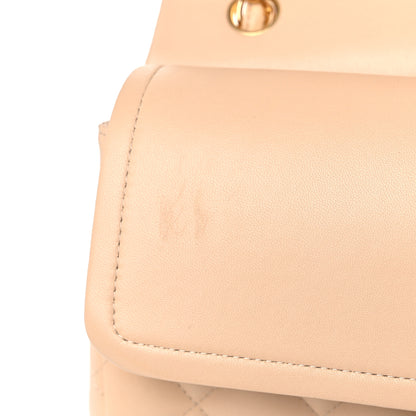 Chanel Lambskin Quilted Jumbo Double Flap Beige Clair 15 of 18