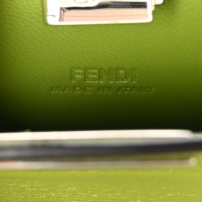 Fendi Shiny Nappa Nano Peekaboo Maxi Handle Satchel Wasabi 7 of 10
