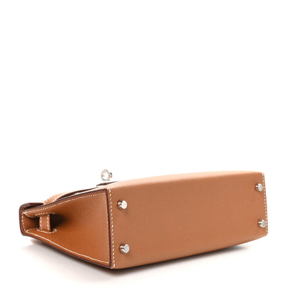 Hermes Epsom Mini Kelly Sellier 20 Gold 5 of 12