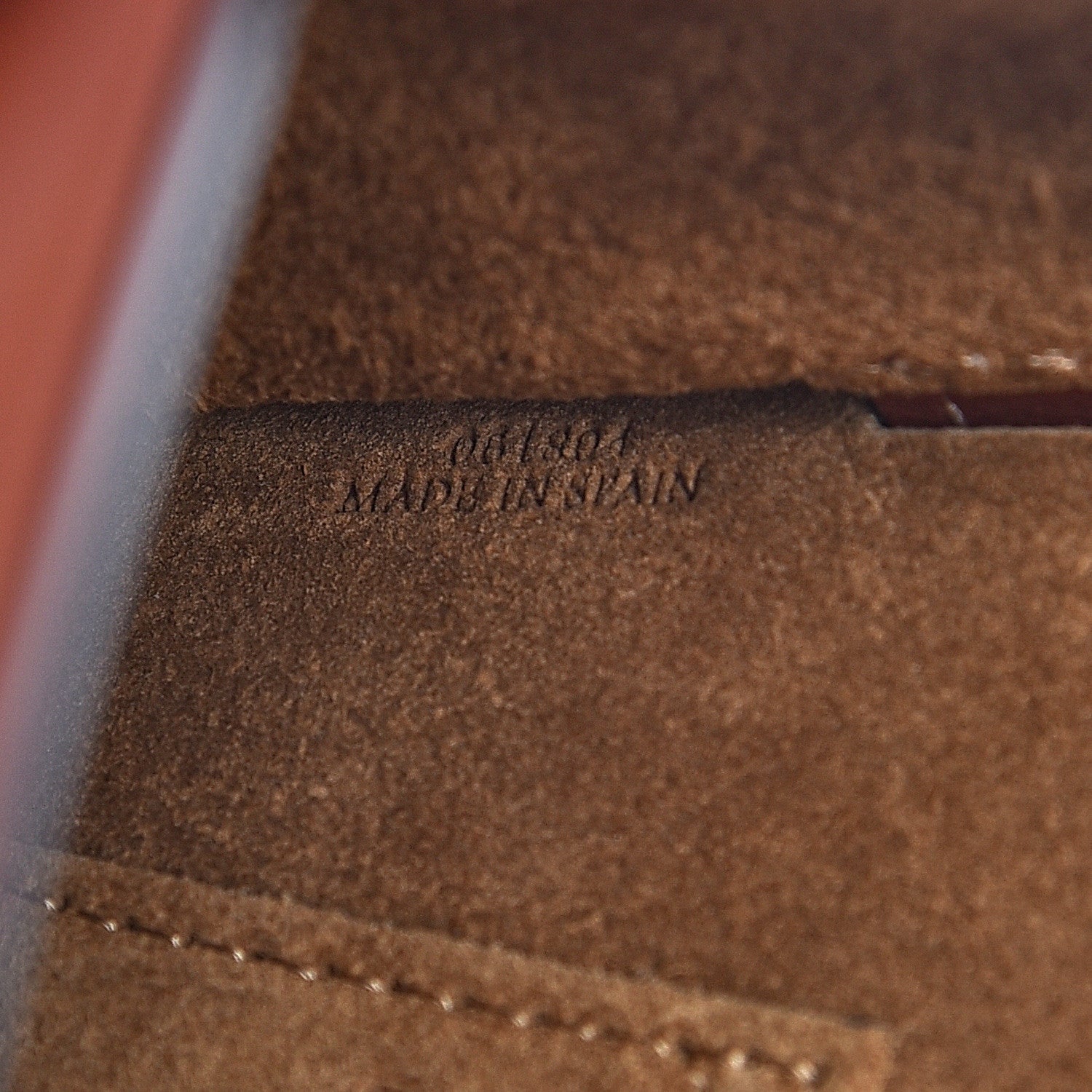 Loewe Calfskin Small Gate Crossbody Bag Rust 8 of 11