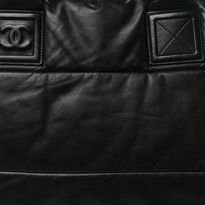 Chanel Lambskin Quilted Large Coco Cocoon Reversible Tote Black 8 of 10