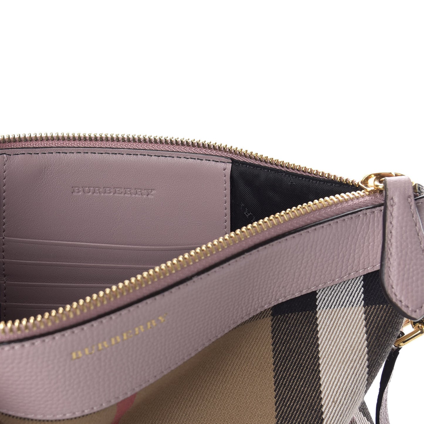 House Check Derby Peyton Crossbody Clutch Bag Pale Orchid