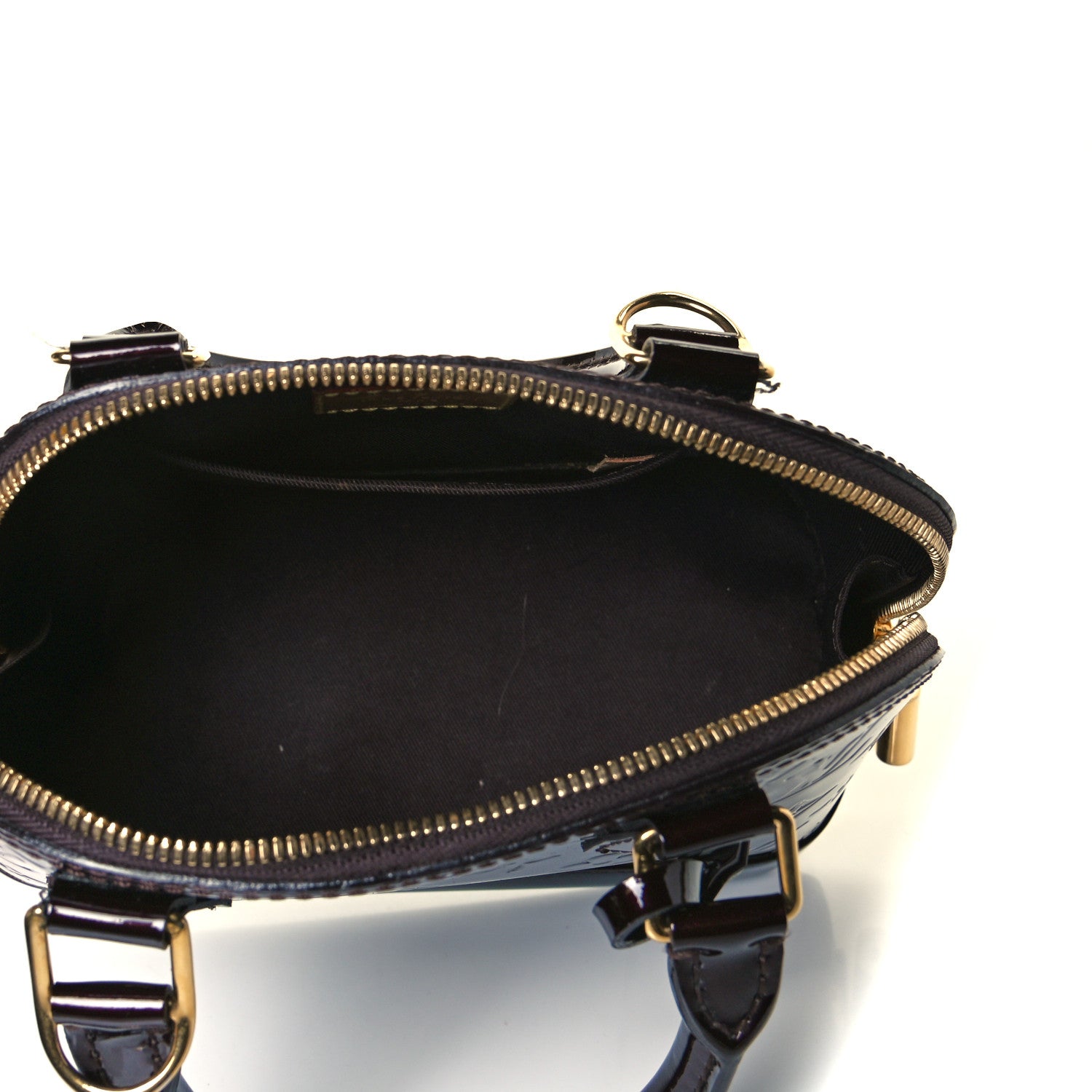 Louis Vuitton Vernis Alma BB Amarante 7 of 9