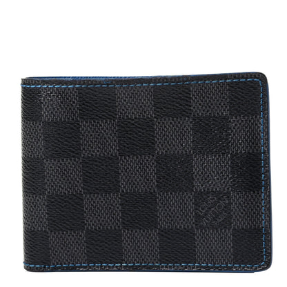 Louis Vuitton Damier Graphite Slender Wallet Blue 1 of 6