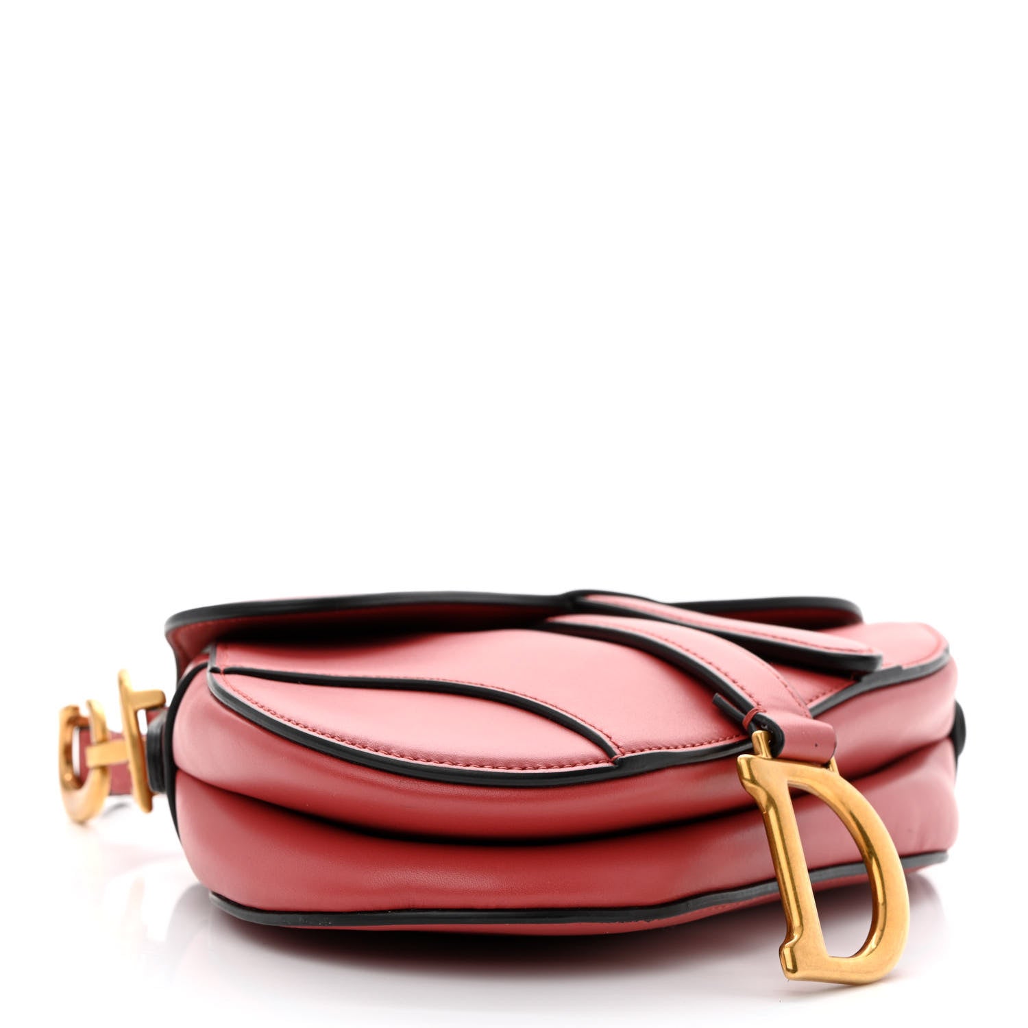 Christian Dior Calfskin Mini Saddle Bag Dusty Pink 4 of 10
