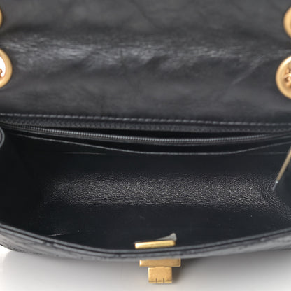 Chanel Aged Calfskin Quilted 2.55 Reissue Mini Flap Black 4 of 5