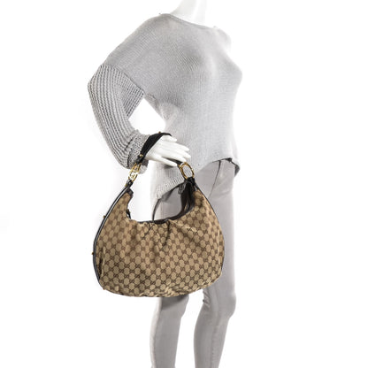 Gucci Monogram Medium Interlocking Hobo Dark Brown 2 of 6