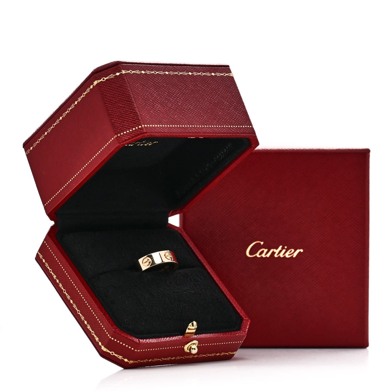 Cartier 18K Yellow Gold 5.5mm LOVE Ring 51 5.75 5 of 5