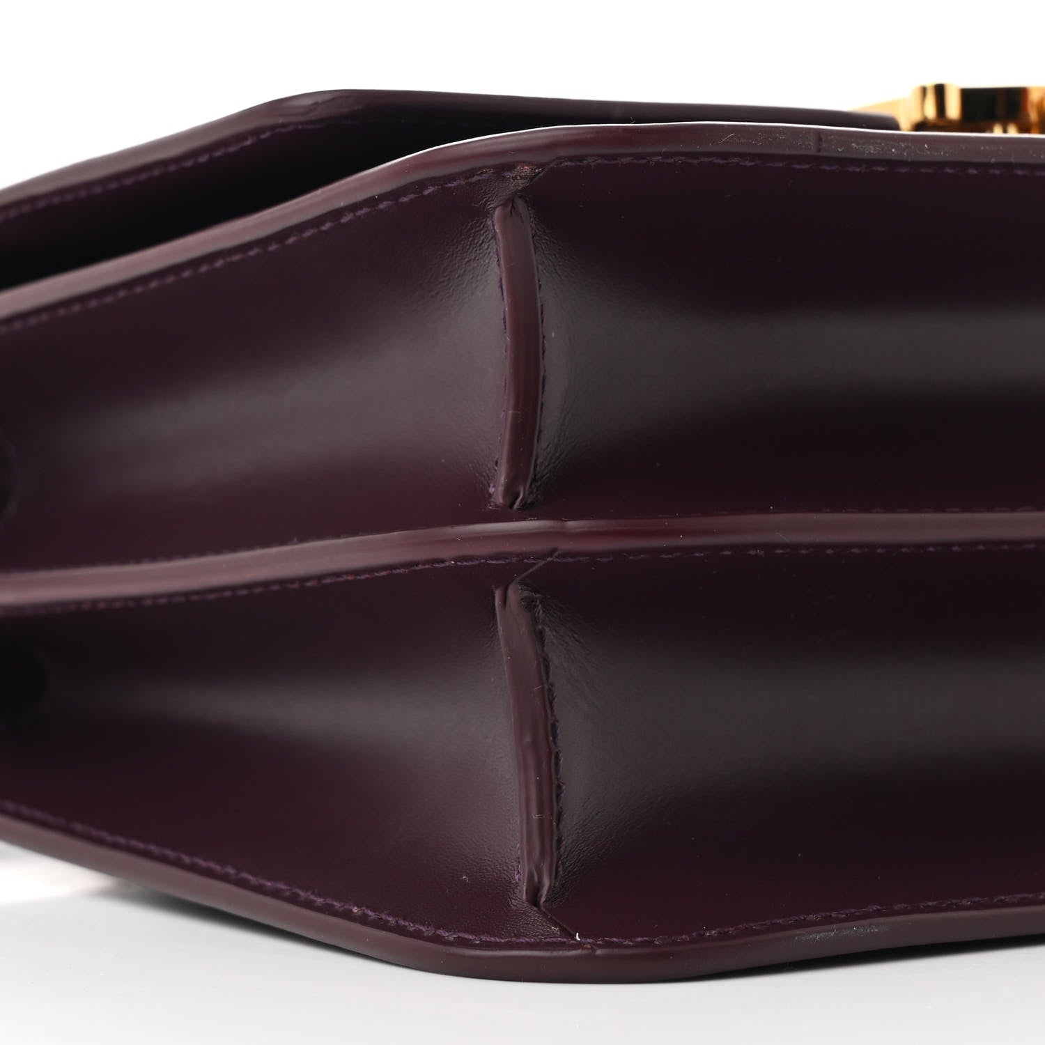 Burberry Calfskin Small TB Bag Deep Maroon 9 of 10