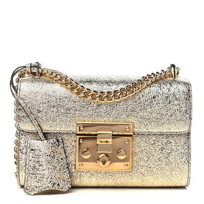 Gucci Galassia Small Padlock Shoulder Bag Platino 1 of 4
